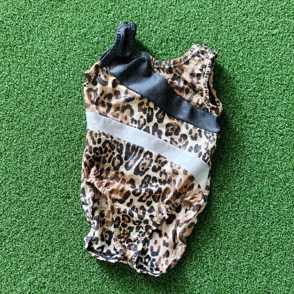 Leopard Gymnastics Leotard - Picture 2 of 3